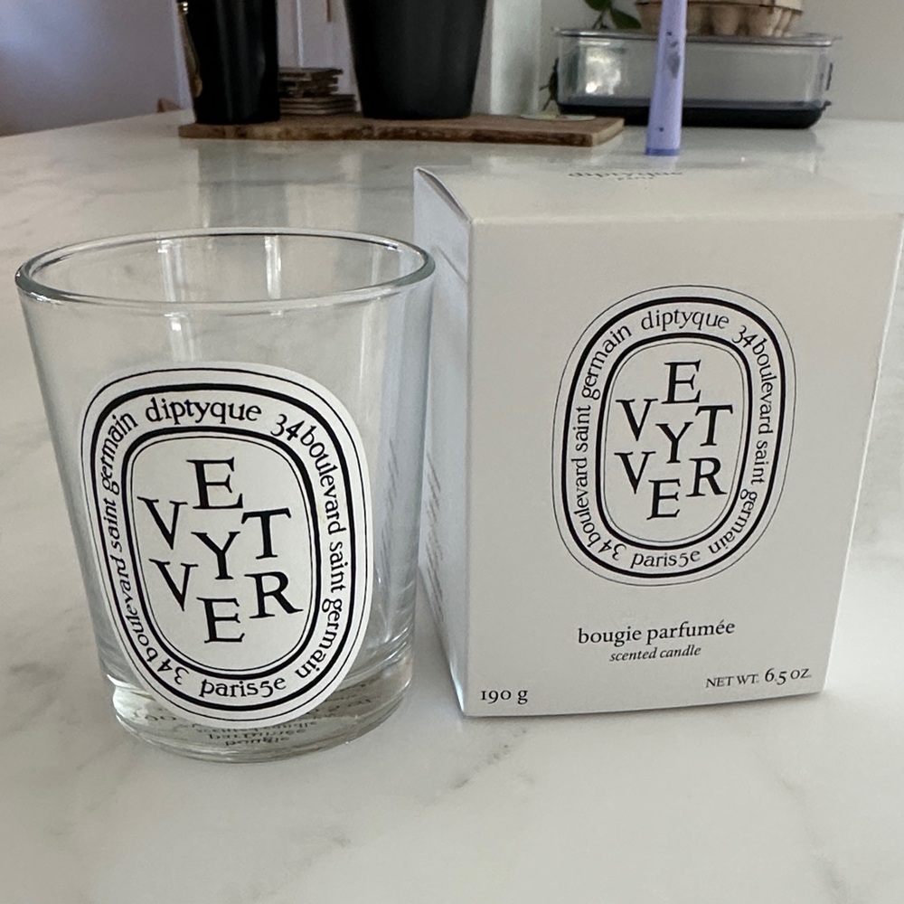EMPTY Diptyque Vetyver Candle. 190g
